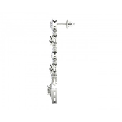 Talor Diamond Dangle drop earrings in Gold